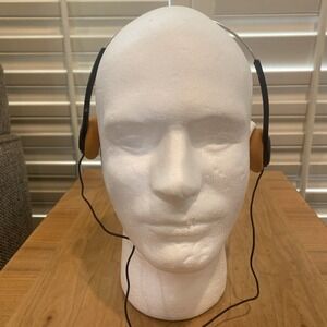 Vintage Aiwa HP-M16 Dynamic Black Headphones Stereo  for Walkman On Ear  Comfort